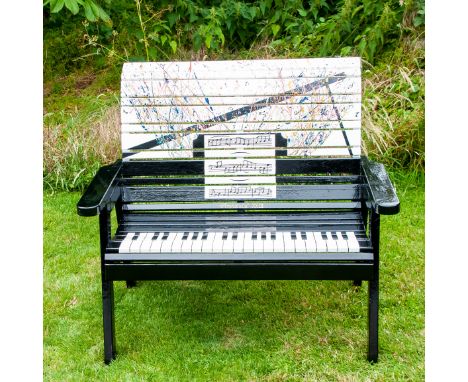Archibald Artist:   David PringleDavid felt that the bench would look great as a Grand Piano so set about creating the look. 