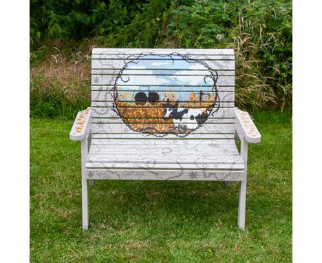 Farming, Grow a love of lifeThis clever design depicts the farming life in Suffolk.  The more you look, the more you find.  B