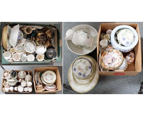 A Large Quantity of 19th and 20th Century Ceramics, including Spode 967 pattern, Stephenson &amp; Hancock Derby, Royal Doulto