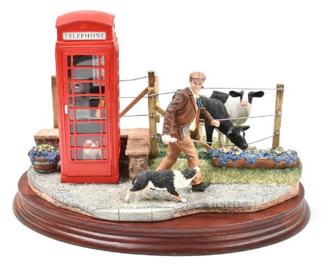 Border Fine Arts 'Left Behind', model No. B1215 by Hans Kendrick, limited edition 100/500, on wood base, with box and certifi