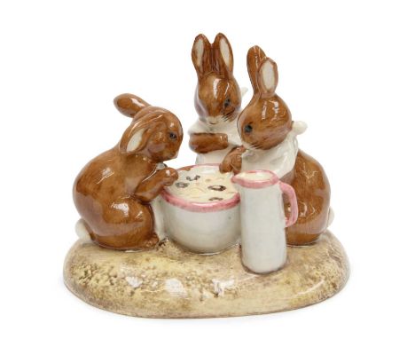 Beswick Beatrix Potter Tableau 'Flopsy, Mopsy and Cotton-Tail', model No. P4161 (style two), limited edition 819/1500, with c