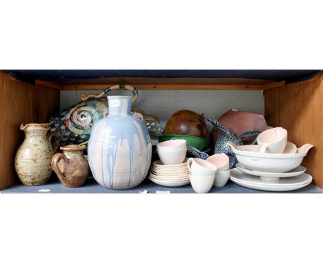 Assorted Studio Pottery and Other 20th Century/Contemporary Ceramics, various artists and designs; together with assorted Poo