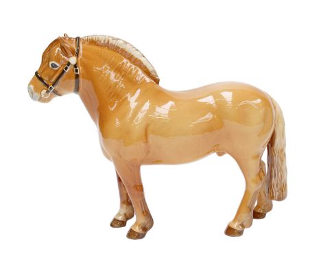 Beswick Norwegian Fjord Horse, model No. 2282, dun glossModel in overall good condition, no obvious faults, damage or repair.