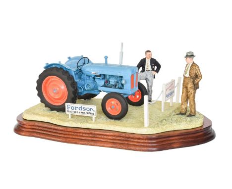 Border Fine Arts 'A Major Decision' (Fordson Major E1ADDN Tractor), model No. JH92 by Ray Ayres, limited edition 253/1500, on