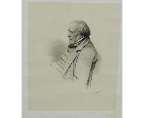 A 19th century framed print of a Gentleman, 43 x 52cm From the residual contents of a West Coast Family Country House