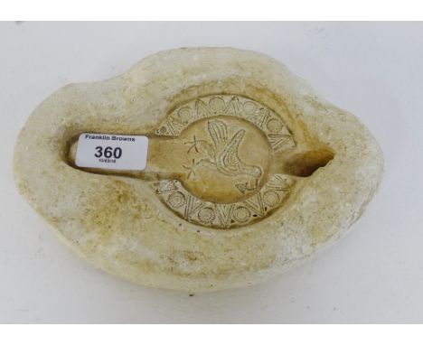 A Roman style lamp, 20cm long