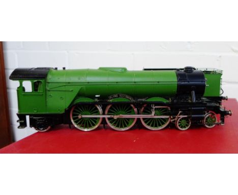 A Bachmann Brassworks 0 gauge model railways, model of The Flying Scotsman