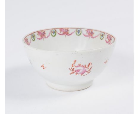New Hall porcelain bowl circa 1790 12cm