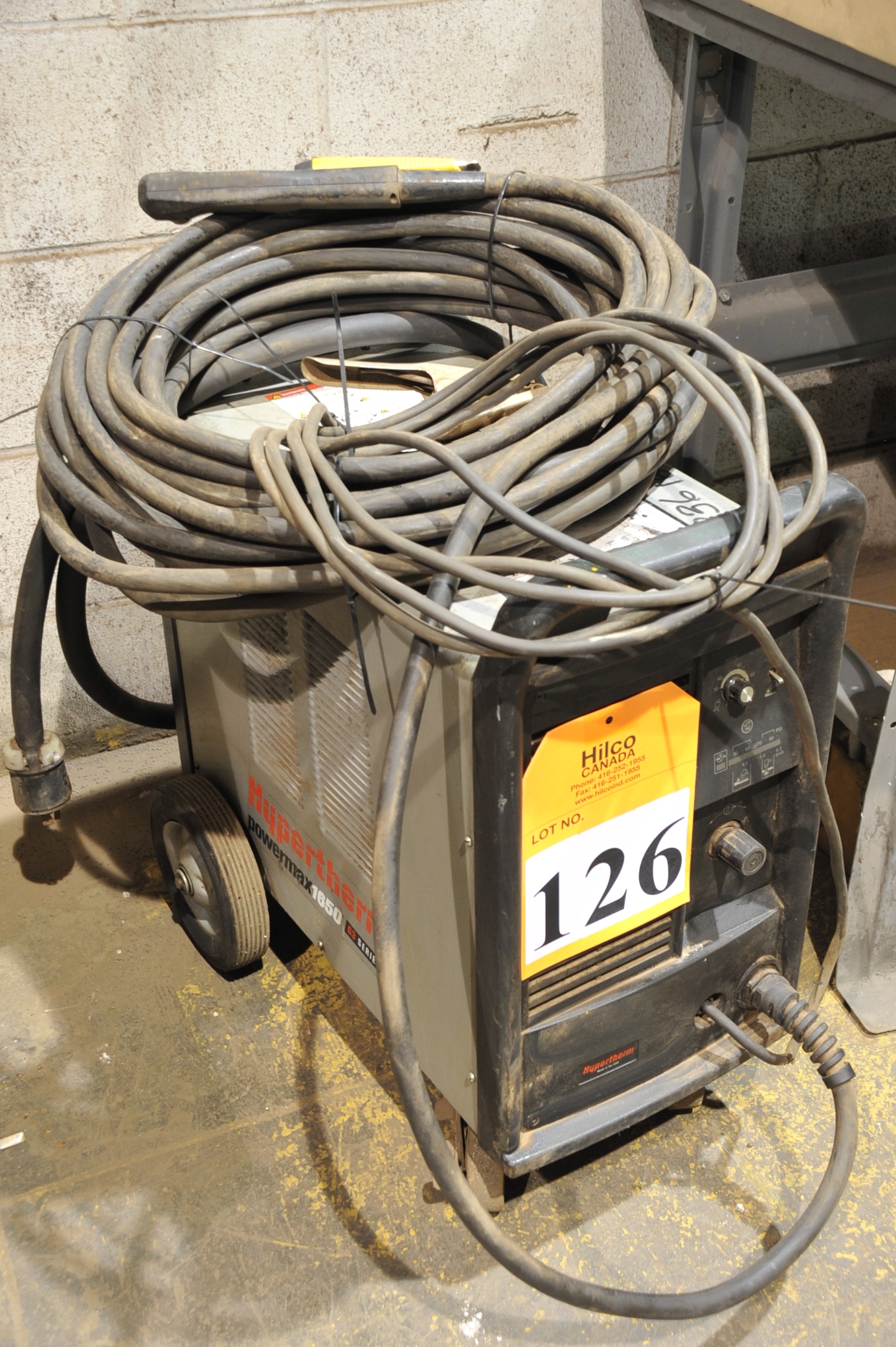 Hypertherm Model PowerMax 1650 G3 Series Plasma Cutter