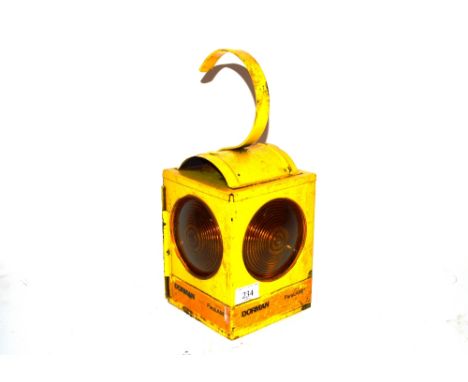 A Dorman paraffin road lamp