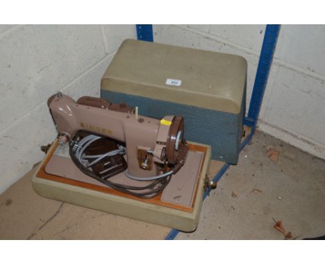 A Singer electric sewing machine, sold as a collector's item