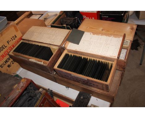 A large quantity of Magic Lantern slides, many relating to Blaxhall and surrounding villages 