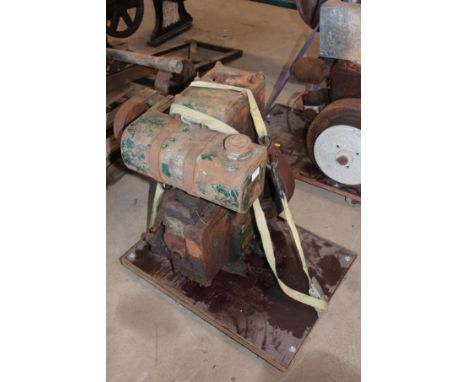 A Lister D stationery engine 