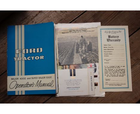 A Ford Major 4000 &amp; Super Major 5000 operator's manual