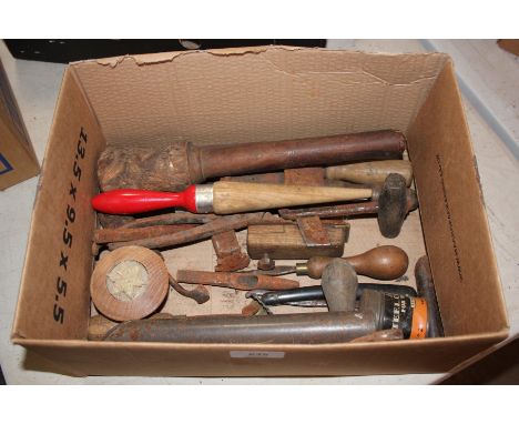 A box of various small tools