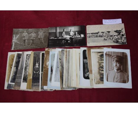 Approx. 64 WW1 German army post-cards