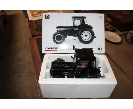 A UH model Case/IH 1455XL tractor, black limited edition, 1/16