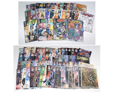 The First by Crossgen, No's 1-25; Sion by Crossgen, No's 1-30; Fathom, by Top Cow, No's 1-12; and Cyber Force, by Top Cow, No