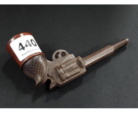 RARE PIPE IN SHAPE OF GUN 
