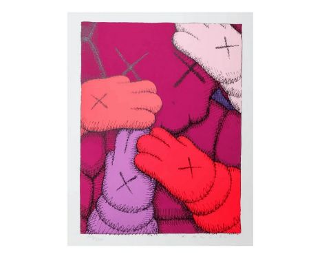 KAWS (Né en 1974)Urge II,2020.Sérigraphie sur papier, signée et numérotée au crayon. Edition de 250 exemplaires. 28 x 21 cm.