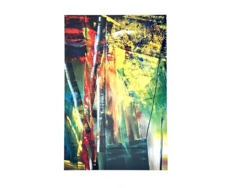 Gerhard RICHTER (Né en 1932 à Dresde)"Victoria I", 2003.Impression offset couleur sur papier.Signé à la main au crayon et dat