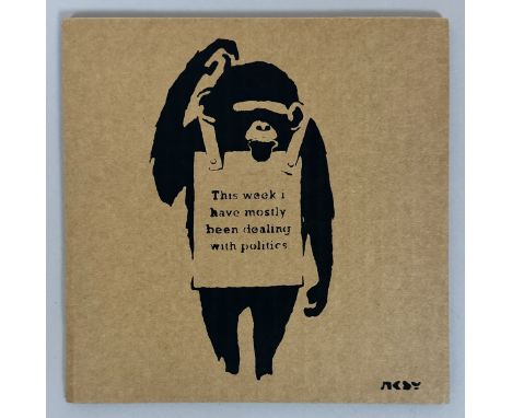 NOT BANKSY AND NOT BY BANKSYFlogging a dead horse/this week.Impression sur carton.Porte le tampon de l’artiste au dos.Numérot