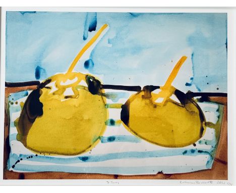 Katherine BERNHARDT (Né en 1975)Pinones, 2021Lithographie (archival pigment) sur papier, signée et numérotée au crayon 2/35 e