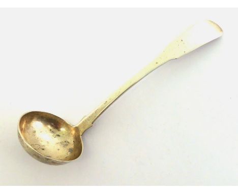 A William IV  Scottish Provincial silver Fiddle pattern toddy ladle by Alexander Davidson, Dundee, circa 1835 (A.D, pot of li