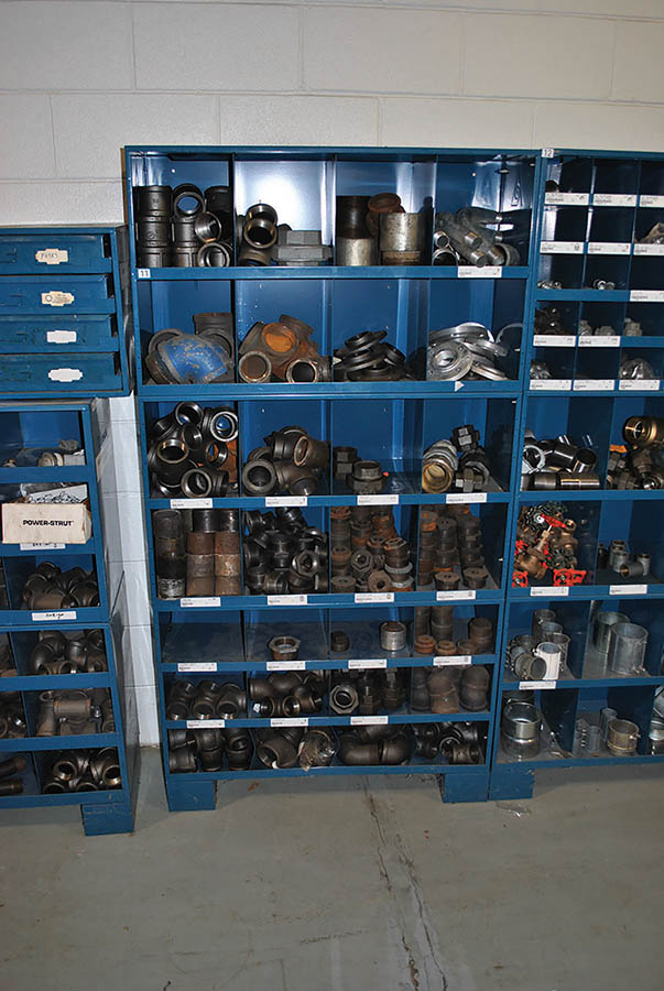 BOLT STORAGE RACKS 11/2" 2" PIPE FITTINGS