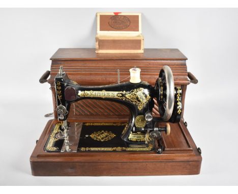 A Vintage Manual Singer Sewing Machine, P556394 