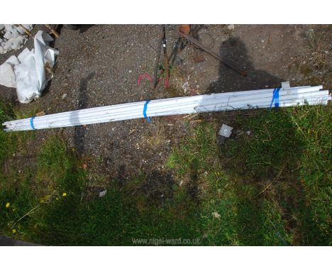 A quantity of white water pipe, various sizes 25 &amp; 35ml.