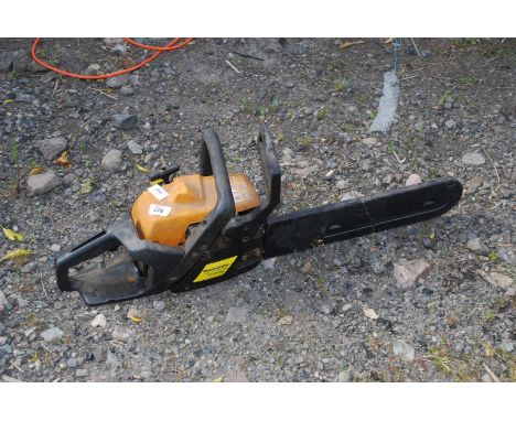 A McCullock 335 Chainsaw (running order).