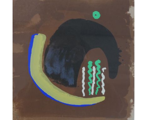 Alistair Grant (1925 - 1997), silkscreen print, 'Bridge At Etaples', signed, edition 27/48. Label verso. H.42.5 W.42.5cm 