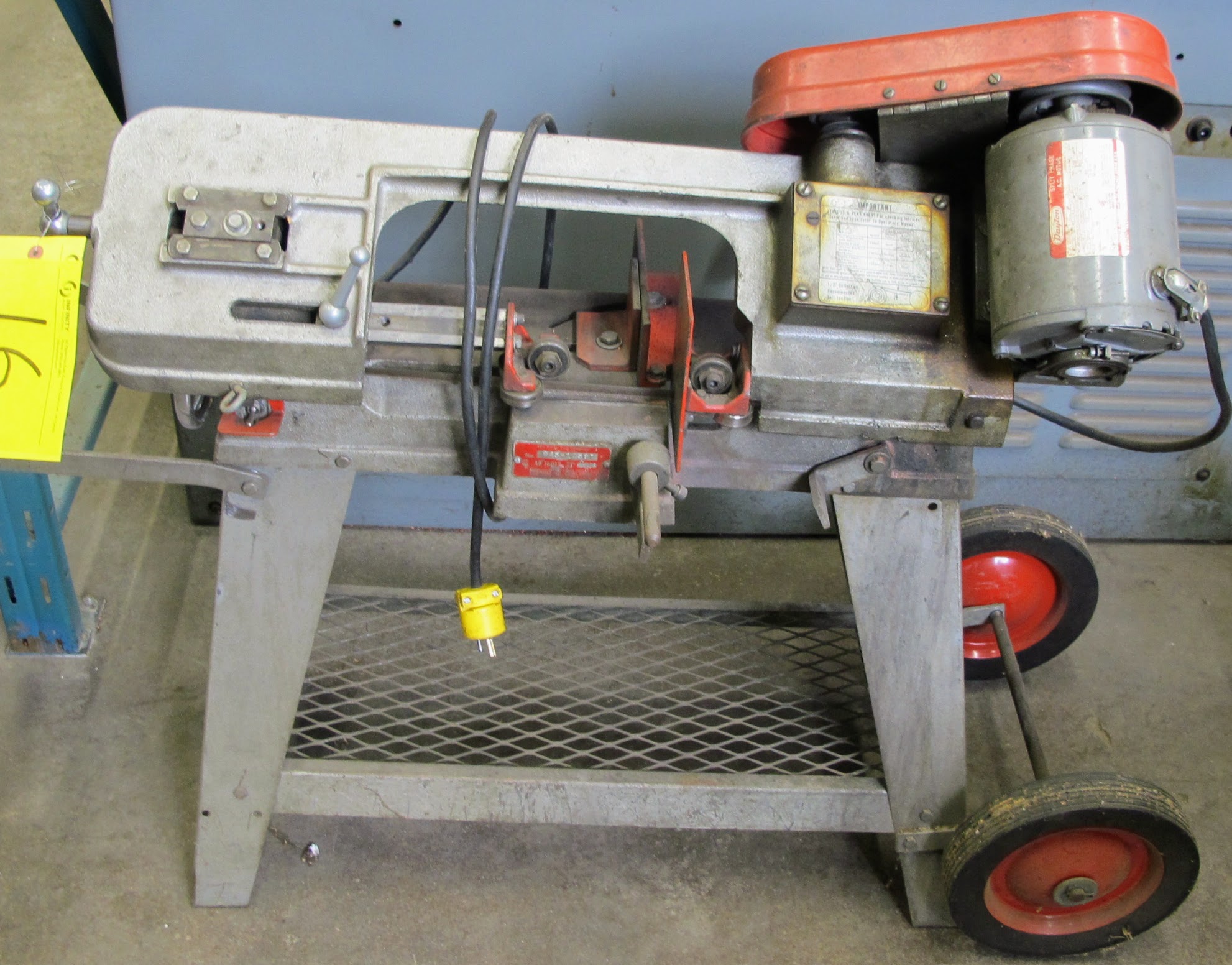 RIDGID TOOL CO, 94514587 HORIZONTAL METAL CUTTING BAND SAW, S/N 709