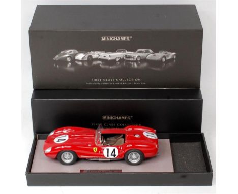 Minichamps 1/18th First Class Collection Ferrari 250TR Winner Le Mans 1958, limited edition 463/800, in the original display 