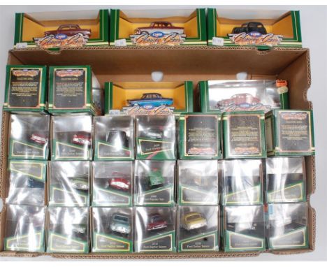 Corgi Classic Cars and Models, 28 examples, all in original green window boxes, examples to include Ford Cortina Saloon, Ford