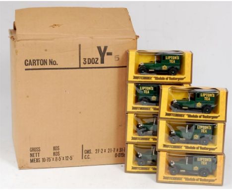 Matchbox Models of Yesteryear Y-5 1927 Talbot Van Trade Box, comprising of 36 examples, all with Lipton's Tes Livery, in the 