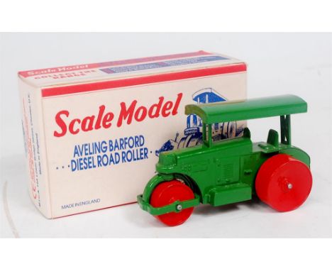 MICA "The Perfect Toy" Series, limited edition model of a Aveling Barford Diesel Roller, green body with red wheel, in the or