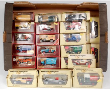 Matchbox Models of Yesteryear Red and Cream Window Boxed diecast group, 21 examples, all appear as issued, to include Y-3 BP 