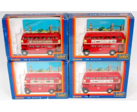 Tomica Dandy 1/43rd scale London Transport Routemaster Bus Group, all in original window boxes, liveries to include "London S