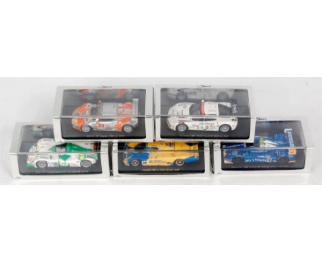 Spark Models 1/43rd scale Resin Le Mans and Sebring Car Group, 5 cased examples, to include S0355 Pescarolo Judd Rollcentre R