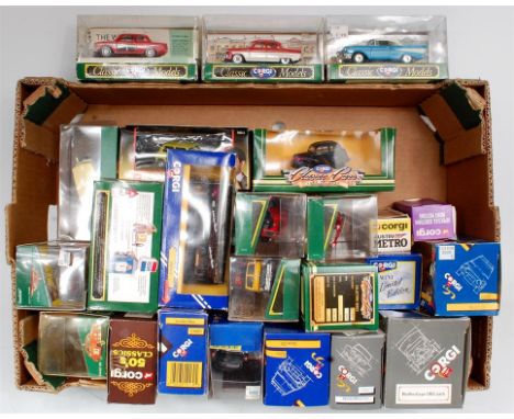 26 various modern issue Corgi Diecast Vehicles, various series and examples, to include Corgi Bedford OB Coach, Morris Minor 