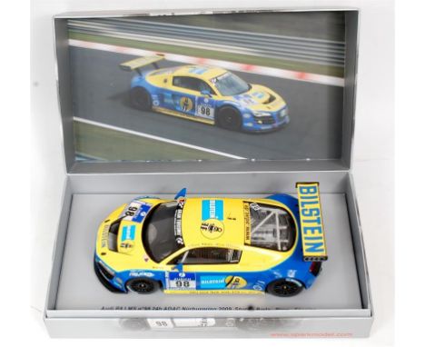 Spark Models by Minimax 1/18th scale, Audi R8 LMS, No.98 24H ADAC Nurburgring 2009, in the original folding lid all card box 