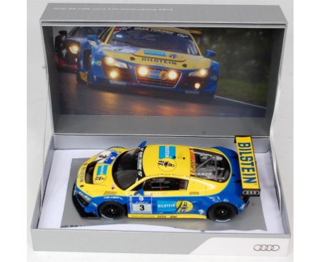 Spark Models 1/18th scale model of a Audi R8 LMS Ultra 24H Nurburgring 2012, appears as issued in the original polystyrene pa