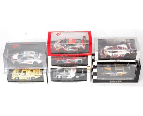 Spark Models and Minichamps 1/43rd scale diecast and resin Racing Car Group, 7 boxed as issued examples, to include Mclaren M