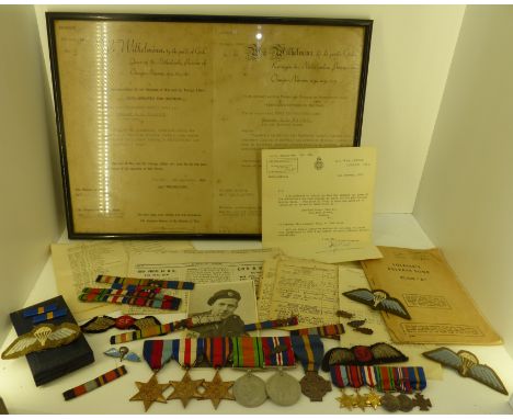 7961204 SGT George William Mason Royal Armoured Corps, a comprehensive WWII Special Forces Arnhem veteran medal group, compri