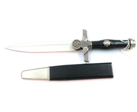 A German WWII re-enactment RLB ceremonial dagger.  P&amp;P Group 2 (£18+VAT for the first lot and £3+VAT for subsequent lots)