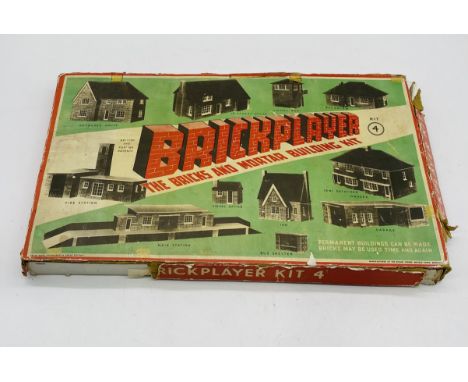 A vintage boxed Spears Works Brickplayer, the bricks and mortar building kit (Kit 4)