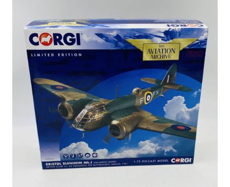 A boxed limited edition Corgi "The Aviation Archive" Bristol Blenheim Mk.I Squadron Leader Arthur Scarf VC, 62 Squadron, RAF 