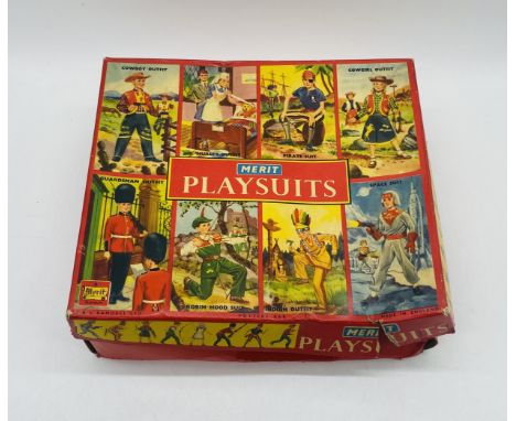 A vintage boxed child's Merit Playsuits No 1 Guardsman outfit